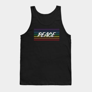 Rainbow Peace Flag Tank Top